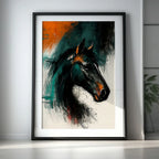 Majestic Horse Power – Vaastu Strength Wall Art