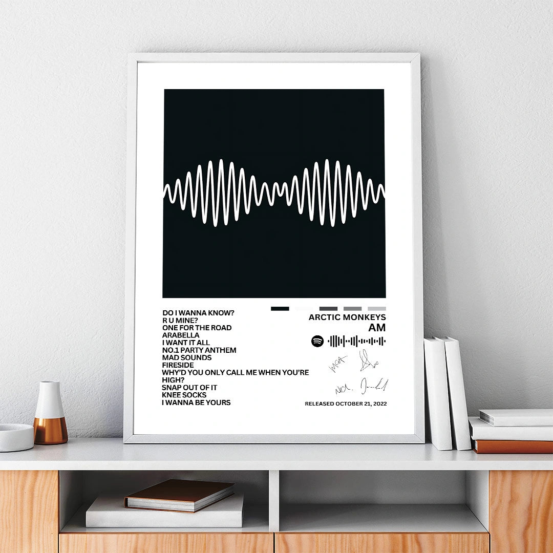 AM Waveform Poster