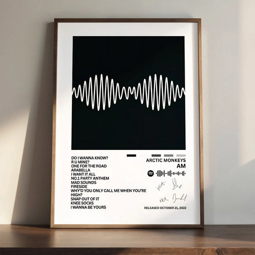 AM Waveform Poster