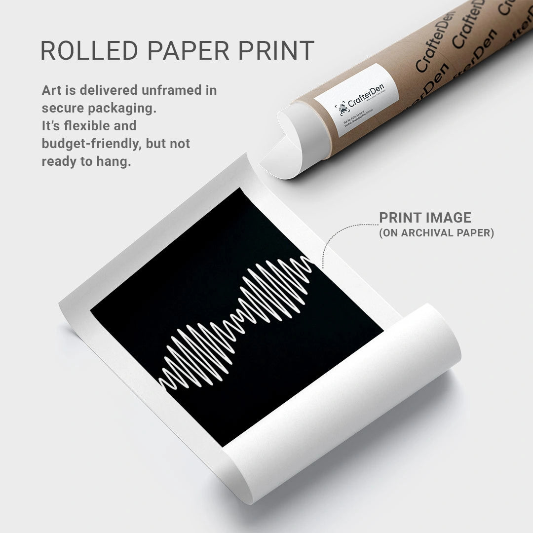 AM Waveform Poster