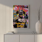 Batman Graffiti Art – Men Are Brave Poster