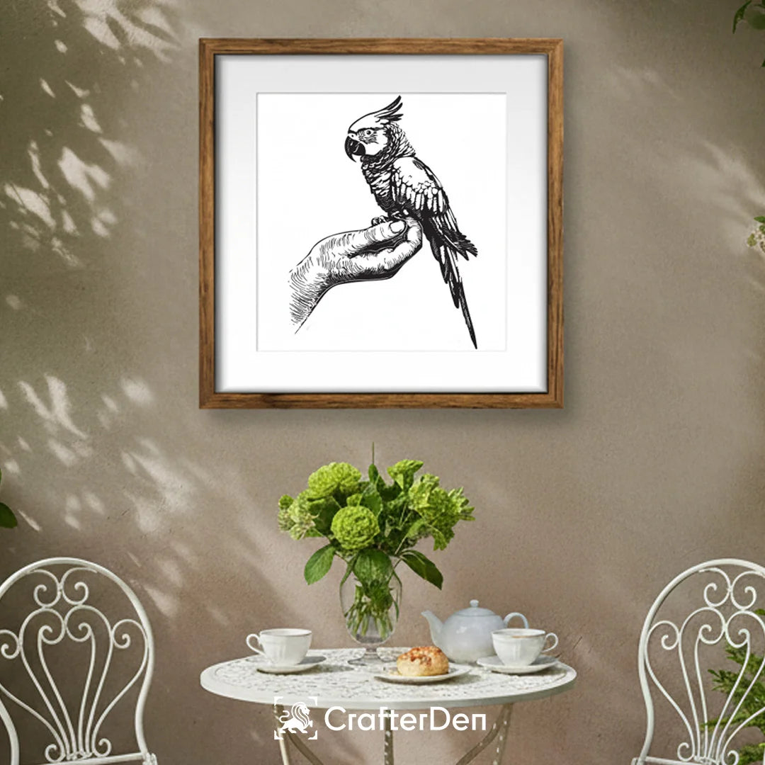 Minimalist Bird Sketch Collection – Set of 6 Nature Line Art