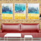 Golden Meadow Serenity: Set of 3