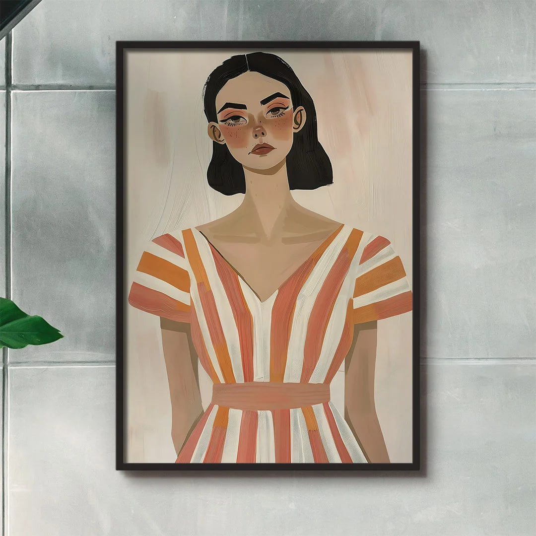 Sunlit Muse – Modern Boho Portrait