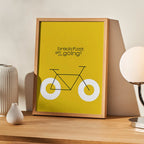 Breakfast Ride – Minimalist Kitchen Wall Art Poster