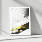 Modern Architectural Gold Accents – Set of 3 Wall Art Prints