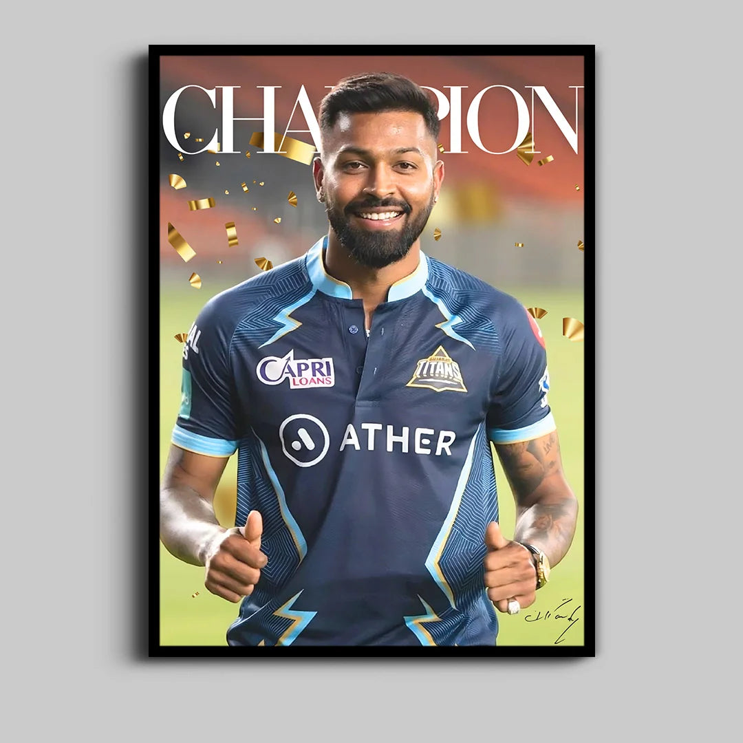 Champion Cricket Poster