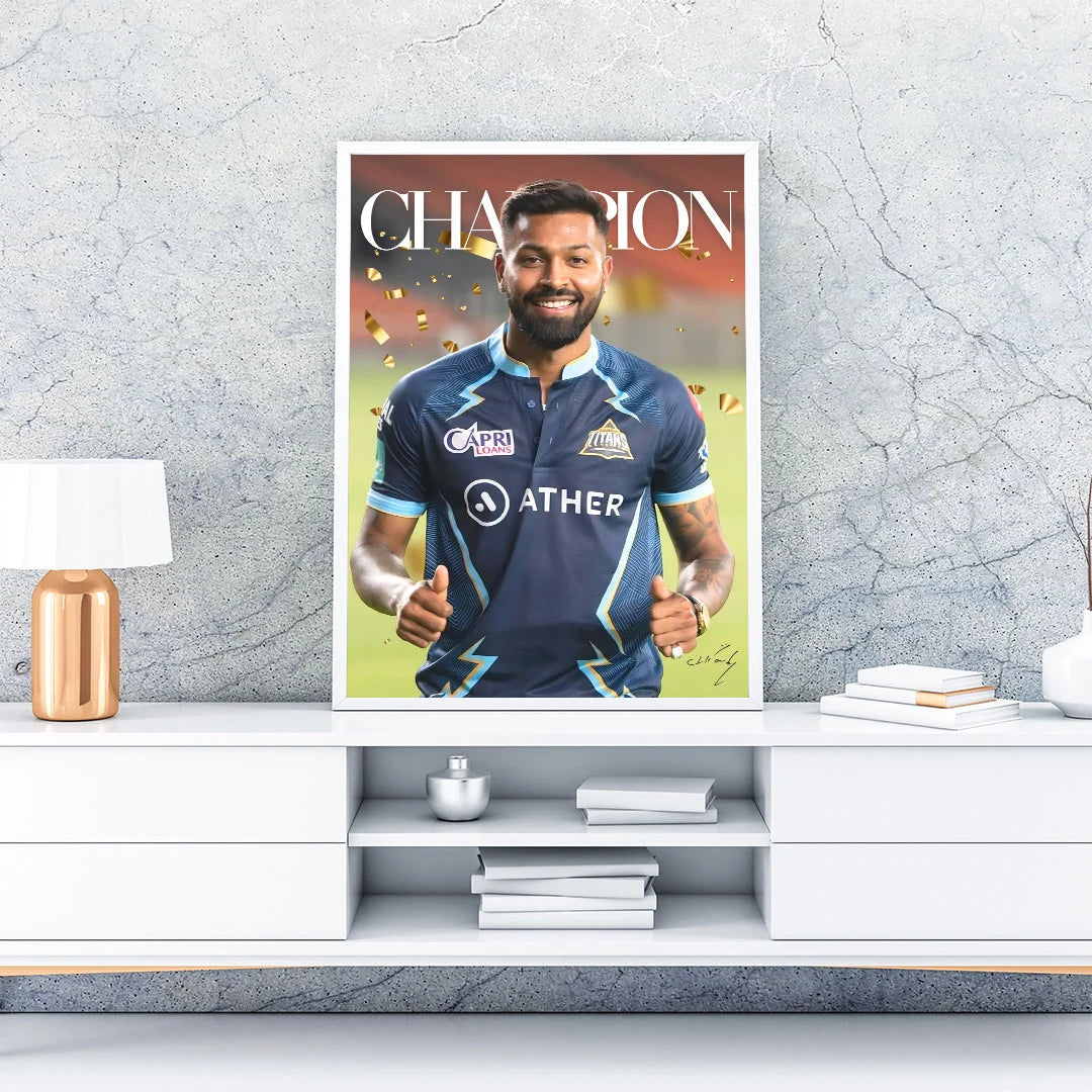 Champion Cricket Poster