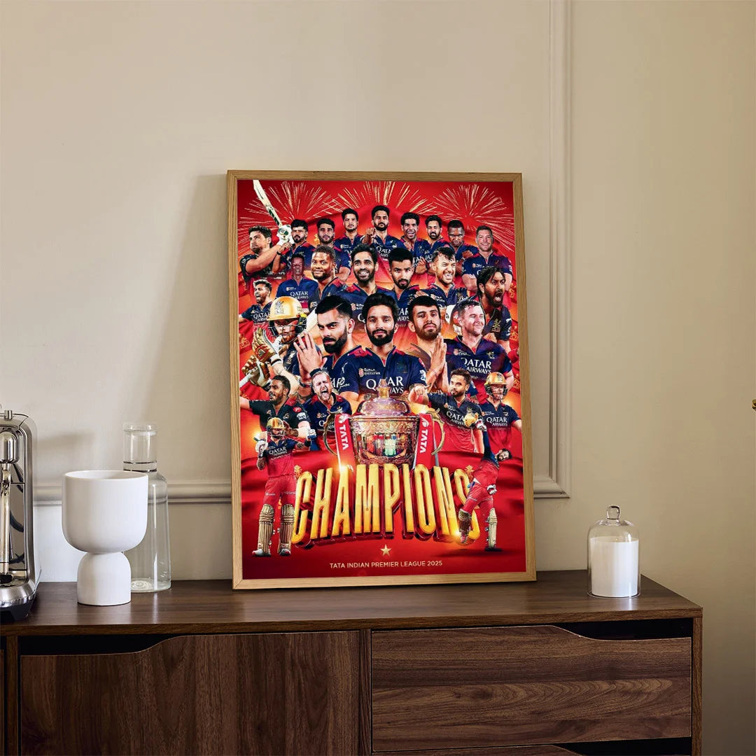 IPL Champions Team Poster