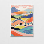 Abstract Countryside Landscape