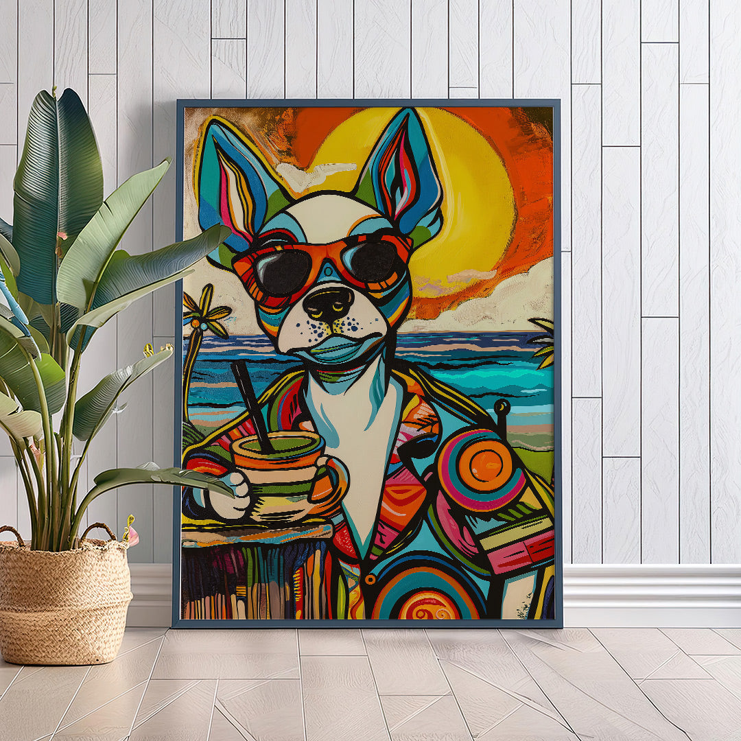 Sunny Vibes: Cool Canine Escape