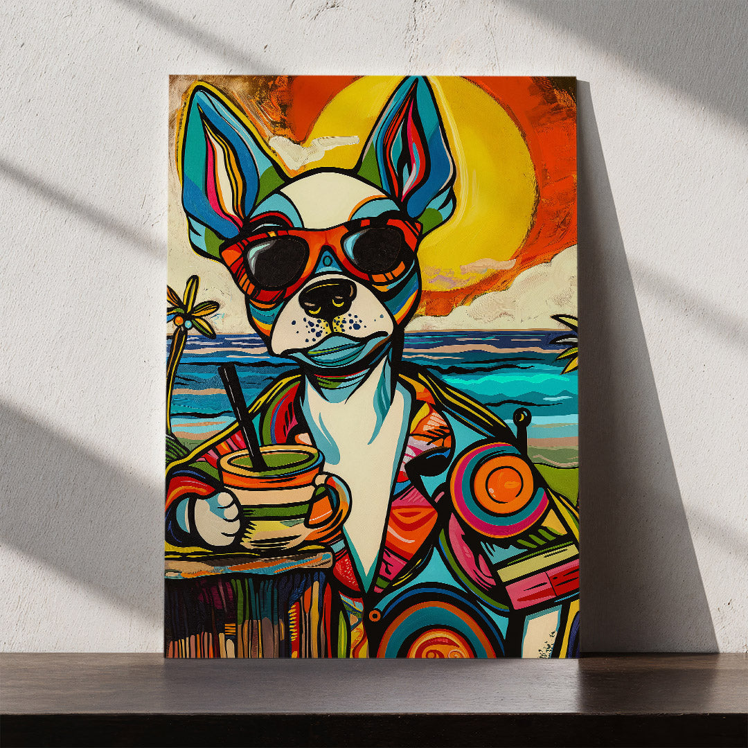 Sunny Vibes: Cool Canine Escape