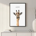 Elegant Giraffe – Minimal Wildlife Wall Art