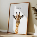 Elegant Giraffe – Minimal Wildlife Wall Art