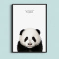 Adorable Panda – Minimal Wildlife Wall Art