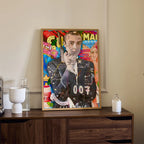 007 Pop Art Portrait – Secret Agent Wall Poster