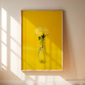 Golden Bloom in Glass