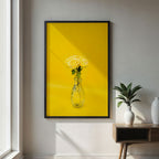 Golden Bloom in Glass