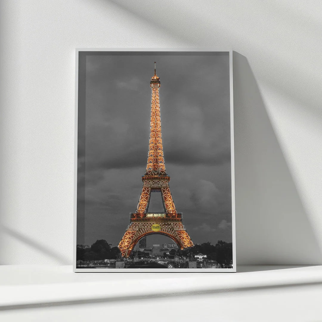 Urban Nights Paris Glow – Set of 3 Cityscape Wall Art Prints