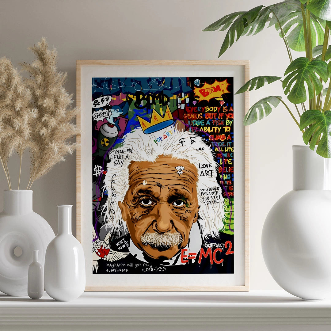 Einstein Pop Art
