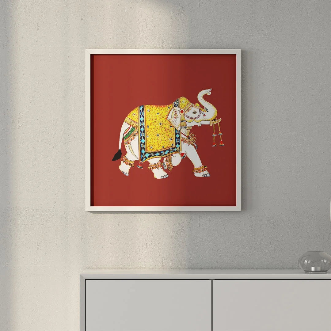 Royal Prosperity Elephant – Vaastu Wall Art