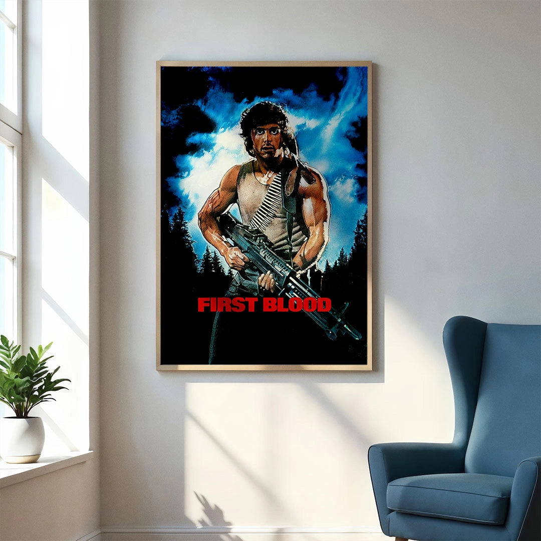 First Blood – Rambo Classic Action Movie Poster