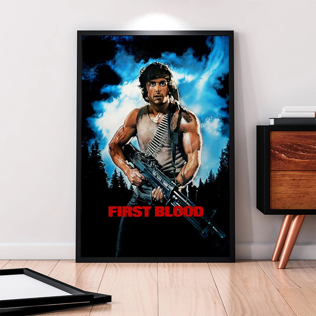 First Blood – Rambo Classic Action Movie Poster
