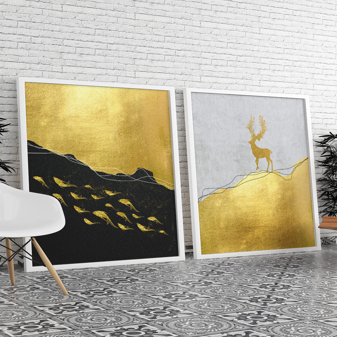Golden Wilderness: Set of 2