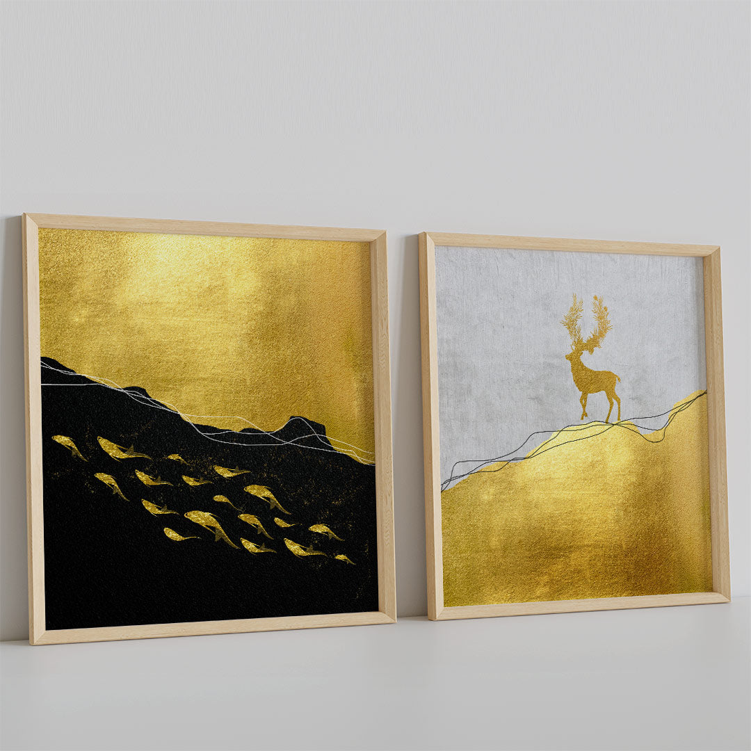 Golden Wilderness: Set of 2