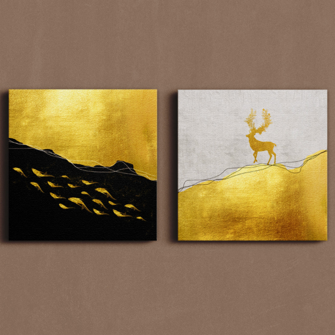 Golden Wilderness: Set of 2
