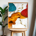 Golden Flow Fish – Vaastu Prosperity Wall Art