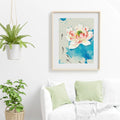 Lotus Serenity with Fish – Vaastu Harmony Wall Art