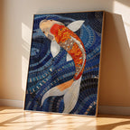 Mosaic Koi Prosperity – Vaastu Wall Art
