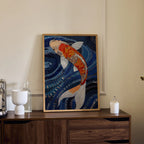 Mosaic Koi Prosperity – Vaastu Wall Art