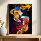 Radiant Yin-Yang Koi – Vaastu Balance Wall Art