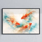Prosperity Koi Flow – Vaastu Fish Wall Art