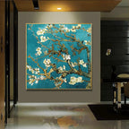 Blossom Elegance on Teal – Set of 3 Floral Art Prints