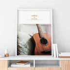 Acoustic Guitar Poster