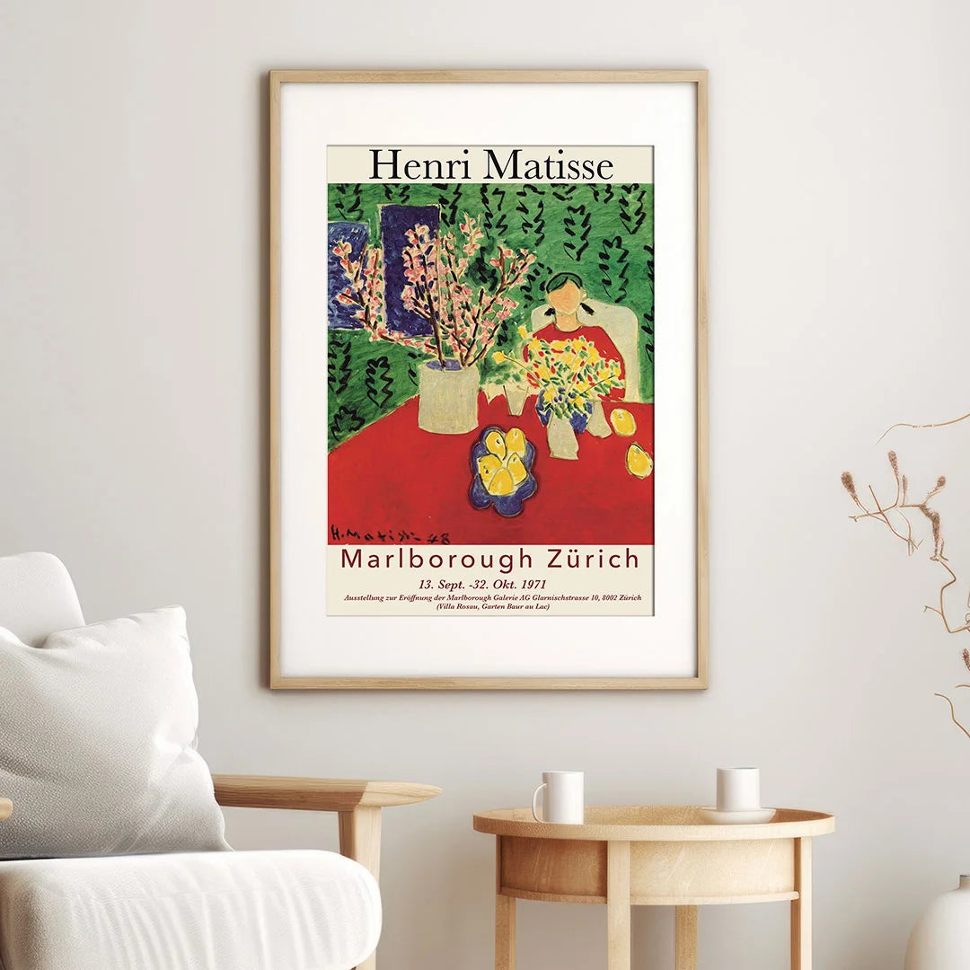 Marlborough Zürich Exhibition Poster – by Henri Matisse