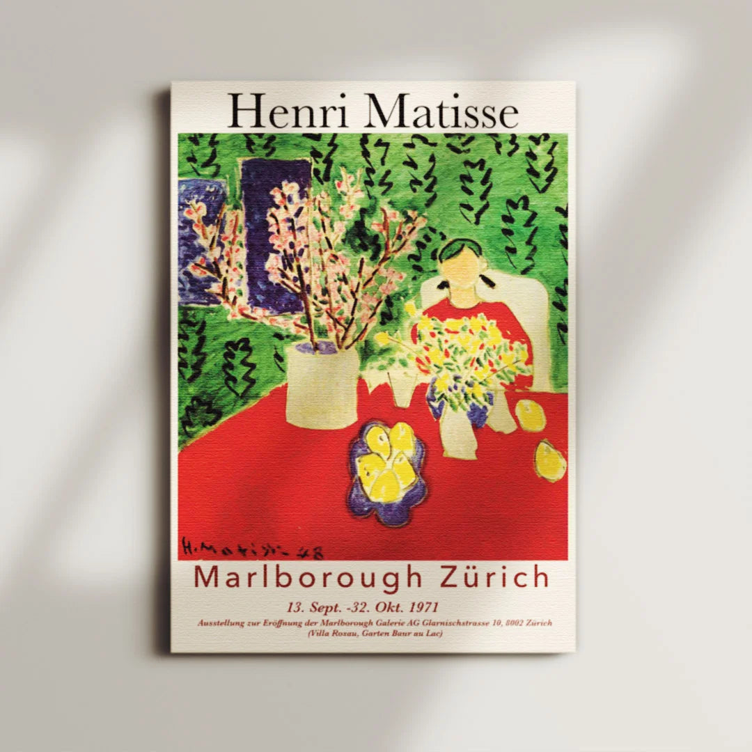 Marlborough Zürich Exhibition Poster – by Henri Matisse