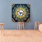 Royal Horse Mandala Art – Set of 2 Decorative Wall Prints