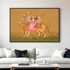 Goddess Durga on Lion