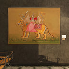 Goddess Durga on Lion