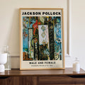 Male and Female – by Jackson Pollock