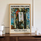 Male and Female – by Jackson Pollock