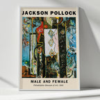 Male and Female – by Jackson Pollock