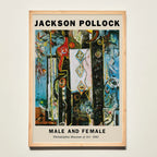 Male and Female – by Jackson Pollock