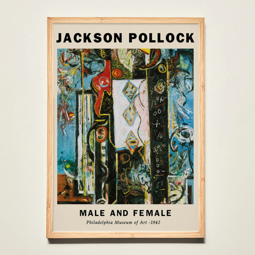 Male and Female – by Jackson Pollock