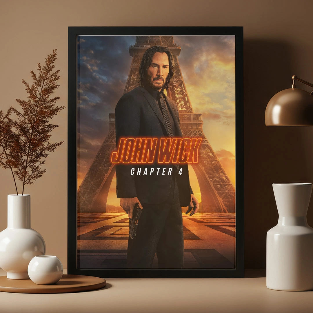 John Wick: Chapter 4 – Stylish Action Thriller Poster