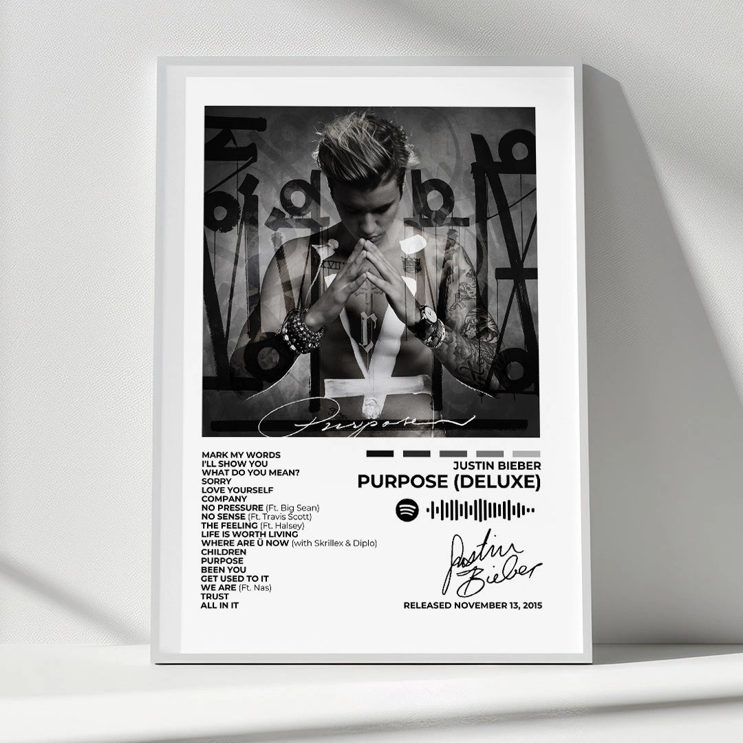 Purpose (Deluxe) Album Poster